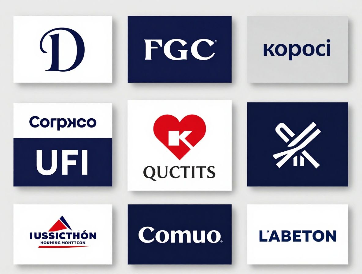 Стол дизайнера с образцами фирменных стилей разных компаний, цветовыми палитрами, типографическими образцами и профессиональными инструментами верстки